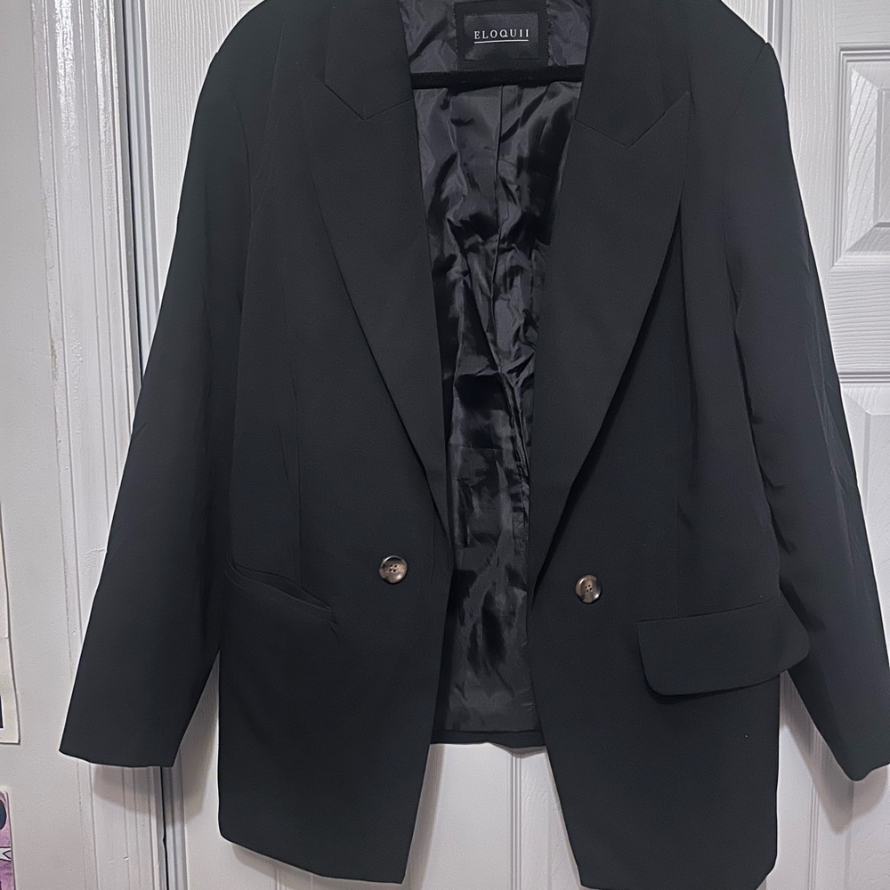 Eloquii Elegant Black Jacket